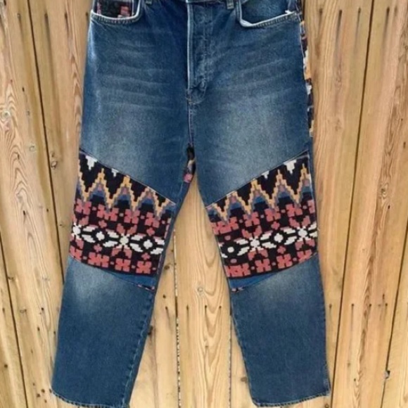 Free People Rocky Mountain Straight Leg Jeans sz 26 - Picture 7 of 10